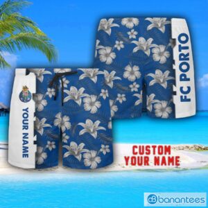 FC Porto Tropical Combo Hawaiian Shirt And Shorts Personalized Name For Fans Product Photo 3