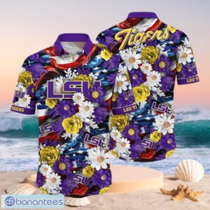 NCAA LSU TIGERS Design Logo Gift For Fan Independence Day Hawaii Shirt Full Over Print Product Photo 1