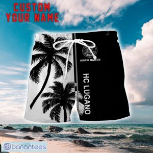 HC Lugano Coconut Pattern Hawaiian Shirt And Shorts Personalized Name Unique Gift For Summer Product Photo 2