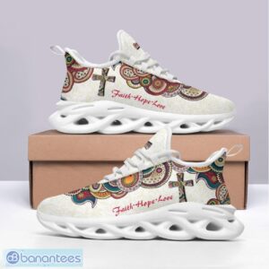 Jesus Faith Hope Love Max Soul Shoes Running Sneakers Sport Sneakers Gift Vintage Pattern Product Photo 2