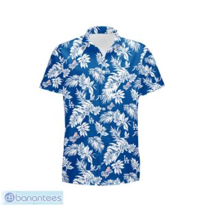 Los Angeles Dodgers Tropical Leaf 3D Printed Hawaiian Shirt Beach Team Gift Product Photo 2