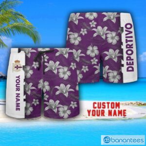 Deportivo Tropical Combo Hawaiian Shirt And Shorts Personalized Name For Fans Product Photo 3
