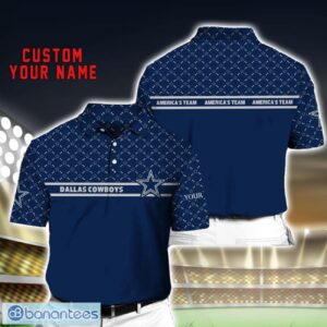NFL Dallas Cowboys Polo Shirt Custom Name Football Fans Gift Product Photo 1