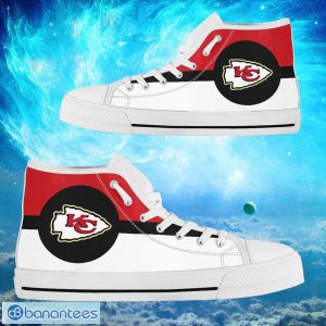Kansas City Chiefs Bright Colours Logo High Top Shoes Product Photo 2
