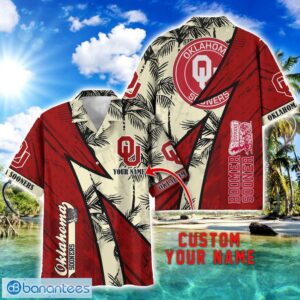 Oklahoma Sooners AOP Hawaiian Shirt Beach Summer Shirt Personalized Name For fans Product Photo 1