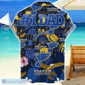 St Louis Blues Hawaiian Shirt Father’s Day Gift For Dad Grandpa NHL Team Product Photo 2