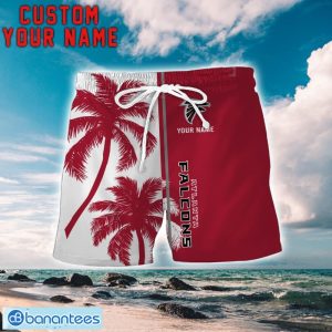 Atlanta Falcons Coconut Pattern Hawaiian Shirt And Shorts Personalized Name Unique Gift For Summer Product Photo 2