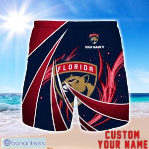 Florida Panthers Personalized Name 3D Beach Short Summer Gift Ideas Product Photo 1