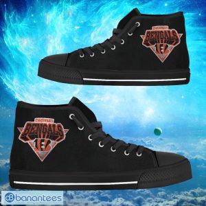 Cincinnati Bengals Custom Simple Logo High Top Shoes Product Photo 1