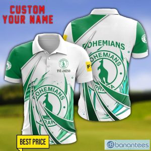Bohemians Praha 1905 Personalized Name 3D Polo Shirt Gift For Sport Golf Lover Product Photo 1