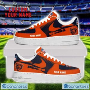 Chicago Bears Custom Name Air Force Shoes Sneakers For Men Women Gift Product Photo 1