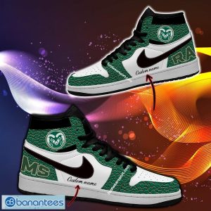 Personalized NCAA Colorado State Rams Air Jordan 1 Hightop Shoes Glass Gift For Men Women Fans - Personalized NCAA Colorado State Rams Air Jordan 1 Sneakers Glass Hightop Shoes Photo 1