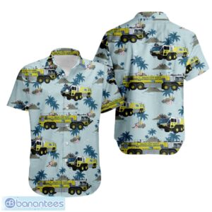 DFW Airport Fire Department AOP Print Hawaiian Shirt Product Photo 1