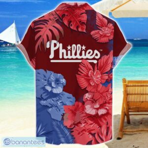 Philadelphia Phillies Skull Flower Hawaiian Shirt MLB Halloween Gift For Sports Fans Product Photo 2
