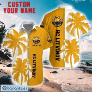 HC Litvínov Coconut Pattern Hawaiian Shirt And Shorts Personalized Name Unique Gift For Summer Product Photo 1