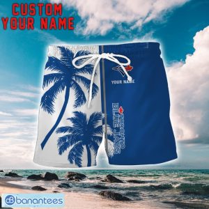 Toronto Blue Jays Coconut Pattern Hawaiian Shirt And Shorts Personalized Name Unique Gift For Summer Product Photo 2
