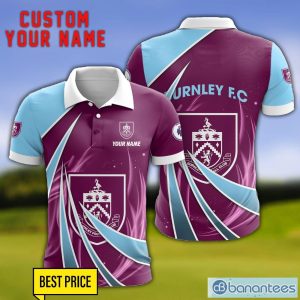Burnley F.C Personalized Name 3D Polo Shirt Gift For Sport Golf Lover Product Photo 1