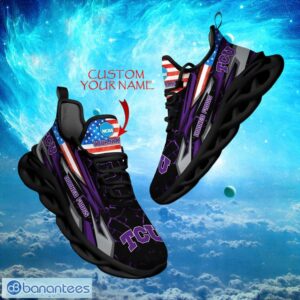 NCAA TCU Horned Frogs Design For Fans Loves Custom Your Name Max Soul Shoes Product Photo 1
