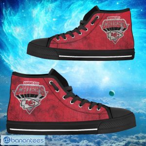 Kansas City Chiefs Custom Simple Logo High Top Shoes Product Photo 1