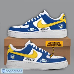 Parramatta Eels NRL Custom Name And Number Personalized Air Force 1 Sneaker Product Photo 1