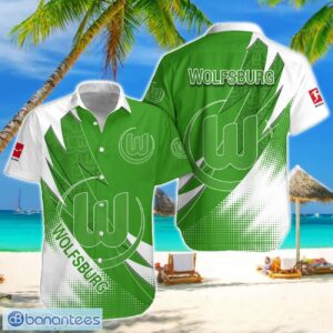 VfL Wolfsburg Team Logo 3D Hawaiian Shirt For Fans Product Photo 1