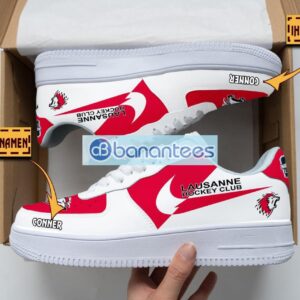 Lausanne Hockey Club Air Force Shoes Custom Name Gift For Fans AF1 Sneakers Product Photo 1