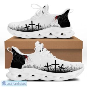 Jesus Clunky Max Soul Shoes Running Sneakers White Black Product Photo 1