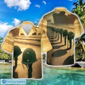 80th Anniversary of D-Day Normandy 3D Hawaiian Shirt Product Photo 1