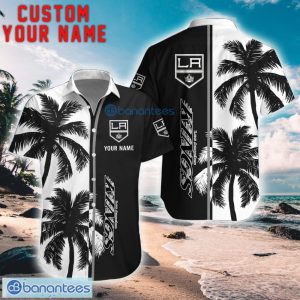 Los Angeles Kings Coconut Pattern Hawaiian Shirt And Shorts Personalized Name Unique Gift For Summer Product Photo 1