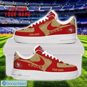 San Francisco 49ers Custom Name Air Force Shoes Sneakers For Men Women Gift Product Photo 1
