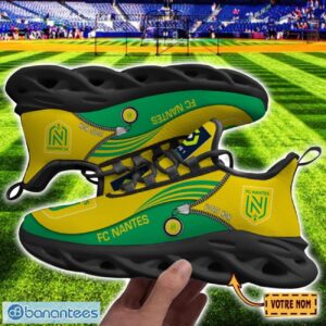 FC Nantes Max Soul Shoes Personalized Name Sneakers For Fans Product Photo 2