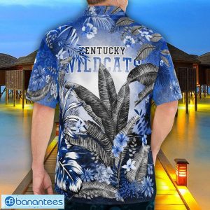 Kentucky Wildcats Tropical Floral Skull 3D Hawaiian Shirt Beach Shirt Halloween Gift Product Photo 2