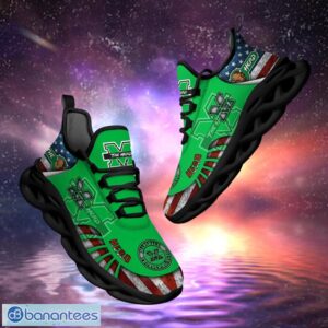 NCAA Marshall Thundering Herd Design Logo & America Flag Gift For Fans Max Shoes Product Photo 1