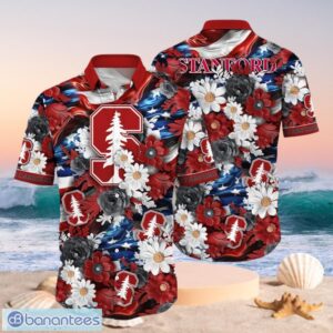 NCAA Stanford Cardinal Design Logo Gift For Fan Independence Day Hawaii Shirt Full Over Print Product Photo 1
