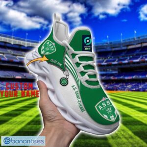 AS Saint-Etienne Max Soul Shoes Personalized Name Sneakers For Fans Product Photo 3