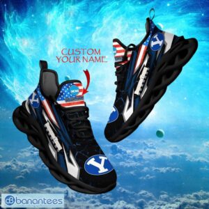 NCAA BYU Cougars Design For Fans Loves Custom Your Name Max Soul Shoes Product Photo 1