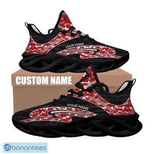 Personalized Camo Design EPL AFC Bournemouth Max Soul Shoes Trendy Running Sneaker - EPL AFC Bournemouth Chunky Sneakers Camo Personalized Style 2