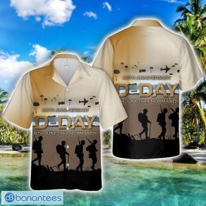 D-Day 80th Anniversary 3D Hawaiian Shirt For Men Women Product Photo 1