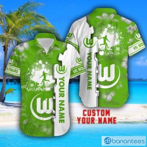 VfL Wolfsburg Tropical Combo Hawaiian Shirt And Shorts Personalized Name For Fans Product Photo 2