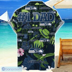 Seattle Seahawks Hawaiian Shirt Father’s Day Gift For Dad Grandpa NFL Team Product Photo 2