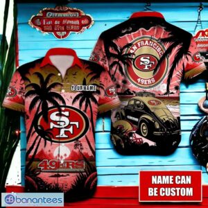 NFL San Francisco 49ers Logo Fans Love Aloha Hawaiian Shirt Full Over Print Product Photo 1