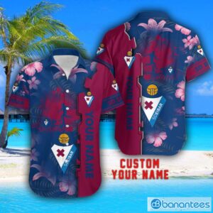 SD Eibar Tropical Combo Hawaiian Shirt And Shorts Personalized Name For Fans Product Photo 2