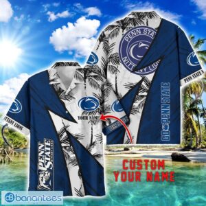 Penn State Nittany Lions AOP Hawaiian Shirt Beach Summer Shirt Personalized Name For fans Product Photo 1