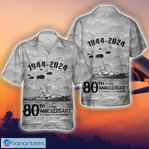 US Navy USS Barton (DD-722) In Omaha Beach 3D Hawaiian Shirt Product Photo 1