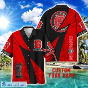 NC State Wolfpack AOP Hawaiian Shirt Beach Summer Shirt Personalized Name For fans Product Photo 1