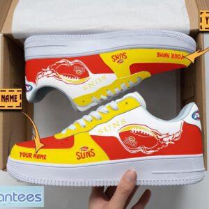 Gold Coast Suns Air Force Shoes Custom Name Men Women Gift AF1 Shoes Product Photo 1
