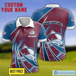 Colorado Avalanche Personalized Name 3D Polo Shirt Gift For Sport Golf Lover Product Photo 1