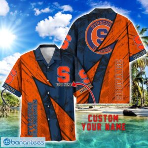Syracuse Orange AOP Hawaiian Shirt Beach Summer Shirt Personalized Name For fans Product Photo 1