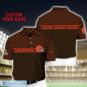 NFL Cleveland Browns Polo Shirt Custom Name Football Fans Gift Product Photo 1