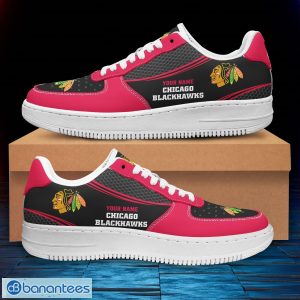 Chicago Blackhawks NHL Personalized New AirForce 1 Sneakers Gift For Fan Product Photo 2